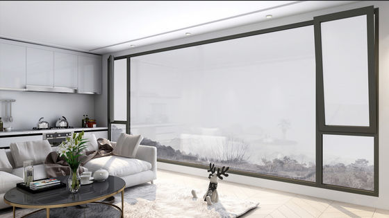 Invisibility Hardware Aluminum Profile Casement Window