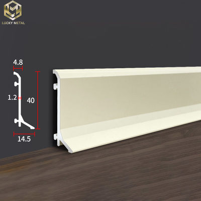 Aluminium Skirting Profile Anodised Finish 6/8/10cm High In Stock