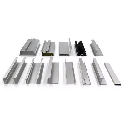 Commercial Cabinet Aluminium Frame Profile For Wardrobe Doors T3-T8