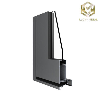 Extrusion Section Door Aluminium Profile Powder Coating